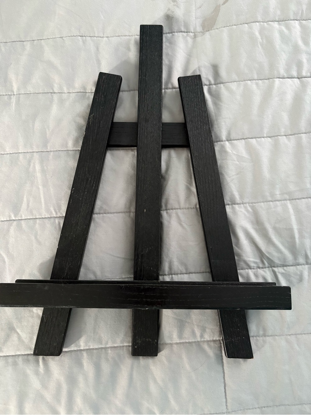 Black Wooden Wall Easel Display